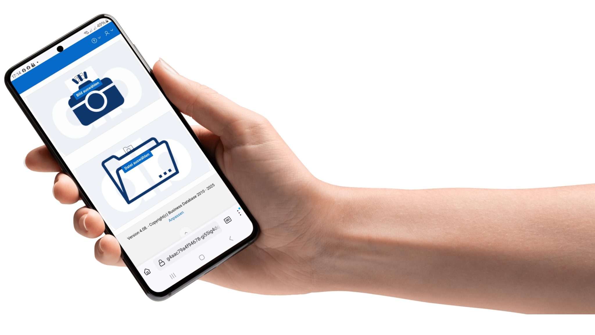Homepage Mobile Scan App 2
