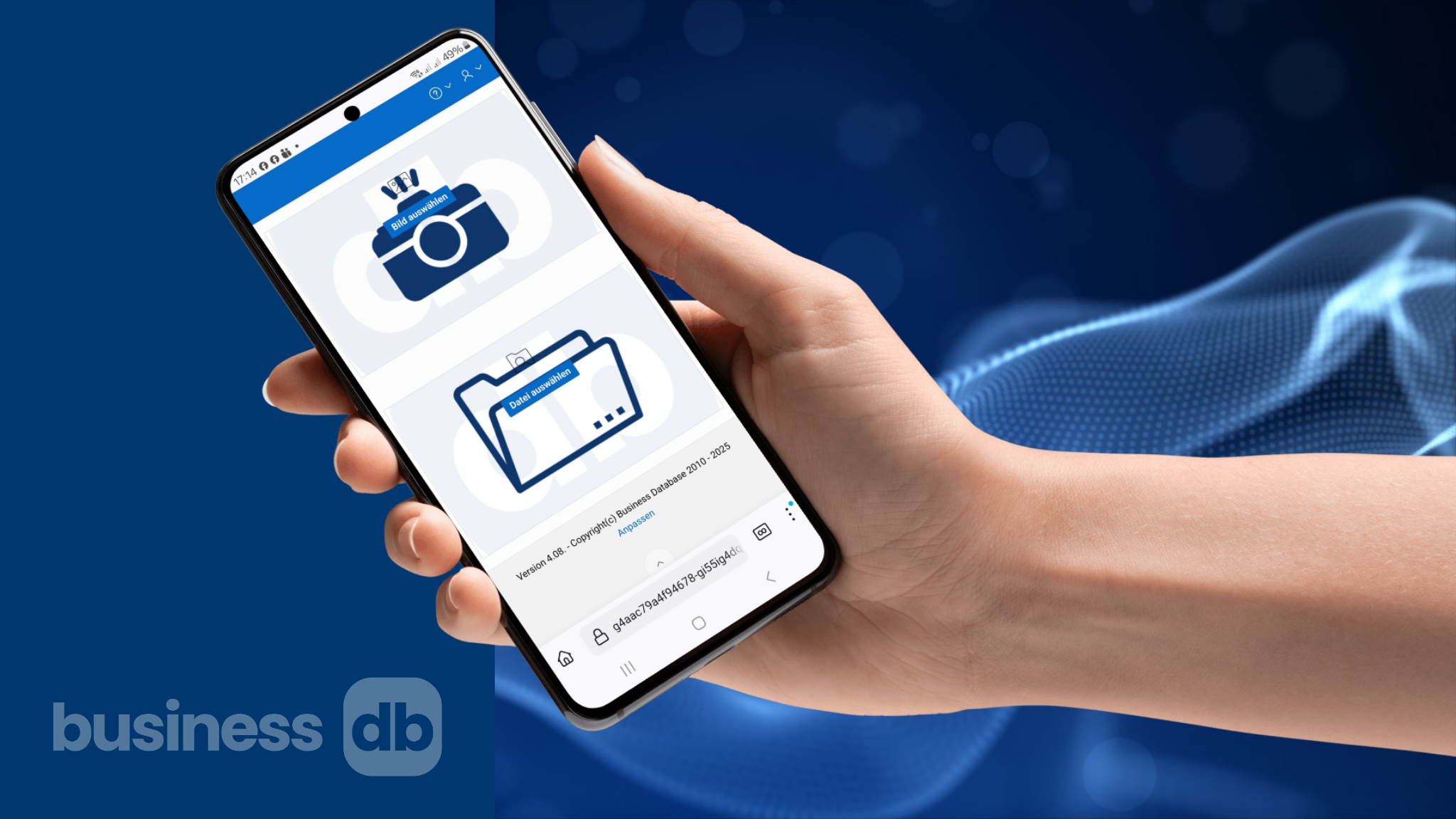 Homepage Mobile Scan App